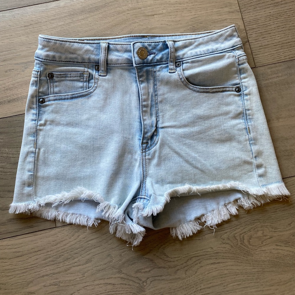 Light Wash Jean Shorts